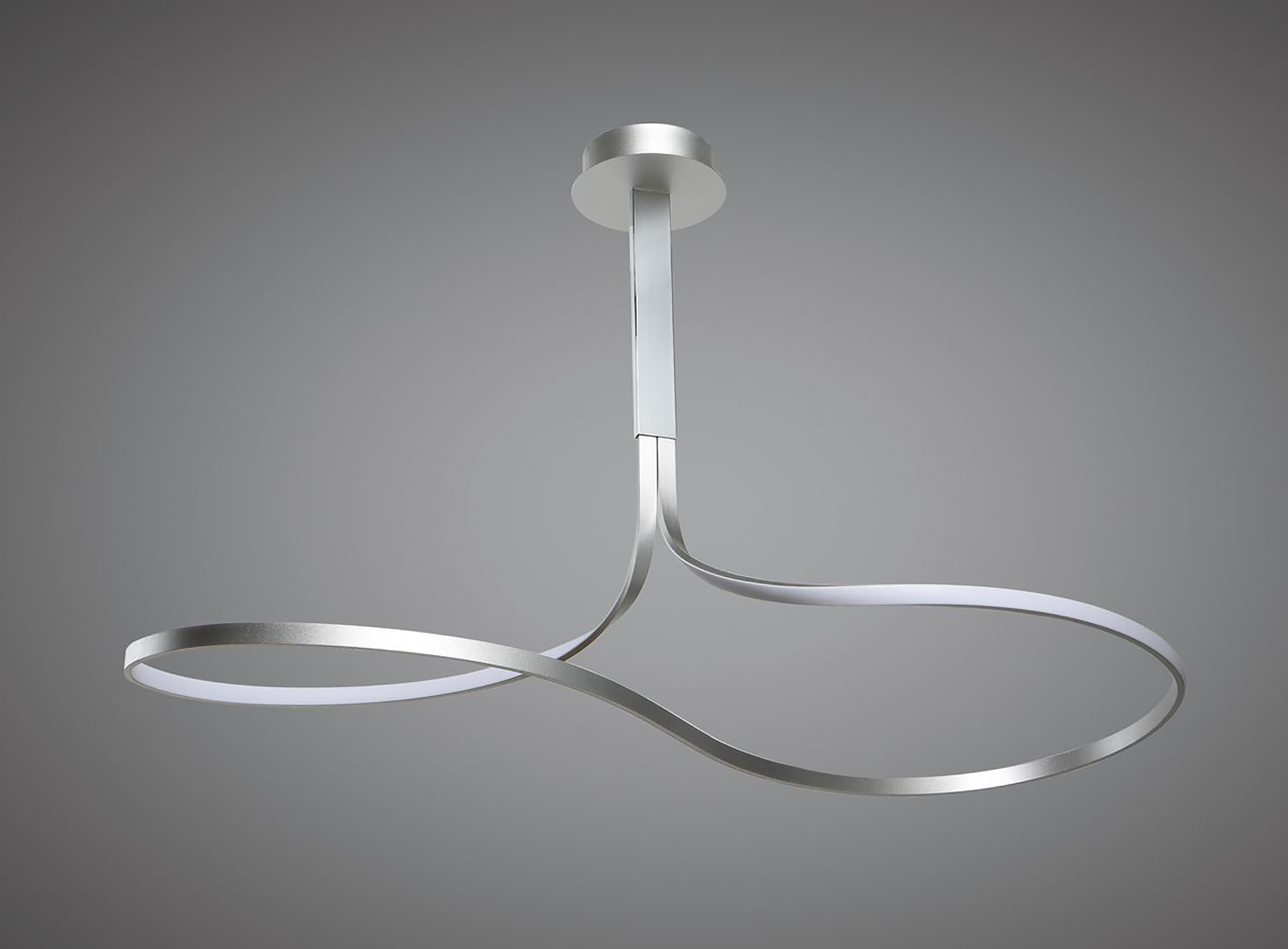Nur Silver XL Ceiling Lights Mantra Semi Flush Fittings Nur Silver XL Ceiling Lights Mantra Semi Flush Fittings